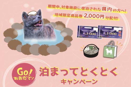 Go！おおだて！泊まってとくとくキャンペーン実施中